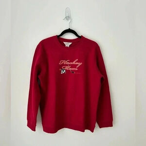 Hockey mom red  sweater